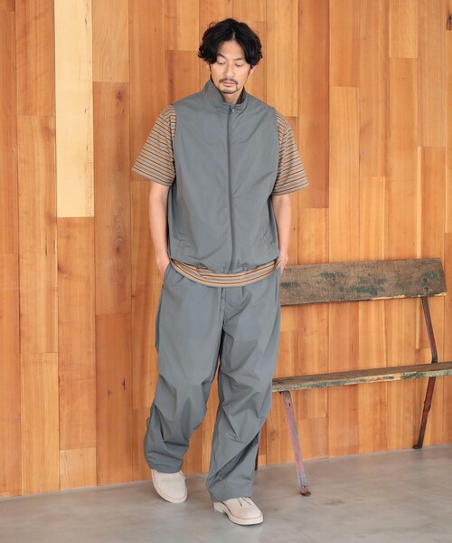 B:MING by BEAMS（ビーミングバイビームス）の「ライトナイロン ベスト（ベスト・メンズ・グリーン系その他/ブラック・S/M/L）」の6枚目の写真