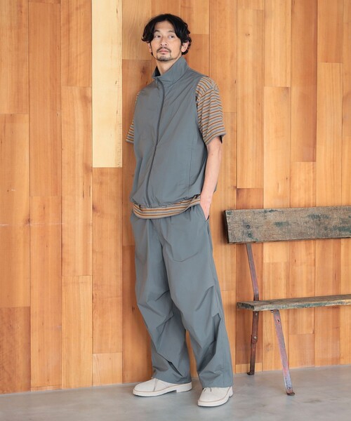 B:MING by BEAMS（ビーミングバイビームス）の「ライトナイロン ベスト（ベスト・メンズ・グリーン系その他/ブラック・S/M/L）」の7枚目の写真