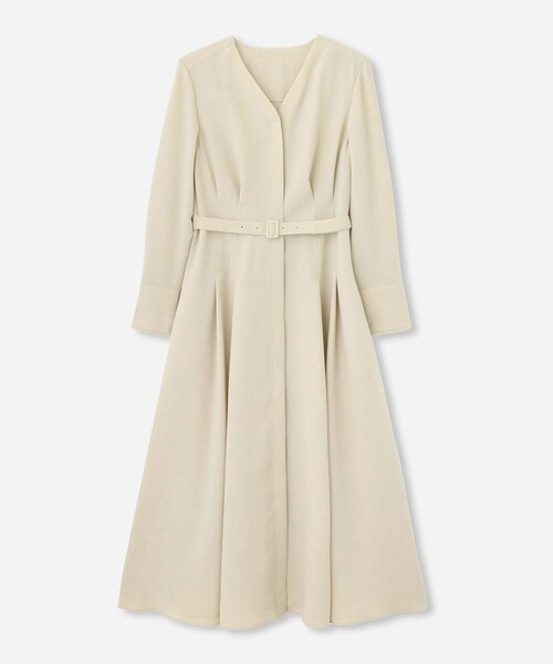 【美品・完売品】allureville アルアバイル　Vネックタックワンピース セール】Vネックタックワンピース（ワンピース）｜allureville