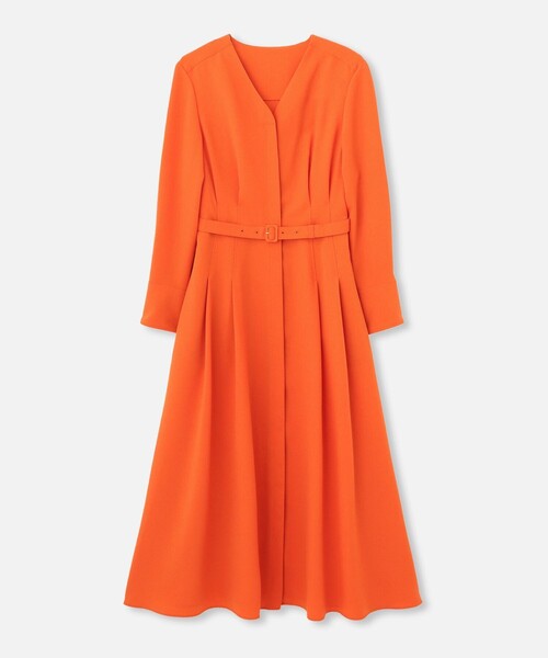 セール】Vネックタックワンピース（ワンピース）｜allureville