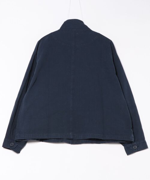 Revo.（レボ）の「Revo. ヴィンテージライク フェード加工 ショート丈 ミリタリー スタンドブルゾン（ブルゾン・メンズ・グレー/ブラック/ネイビー・1/2）」の5枚目の写真