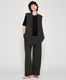 cloenc | 【セットアップ/マシンウォッシュ】イージーワイドパンツ(その他パンツ)