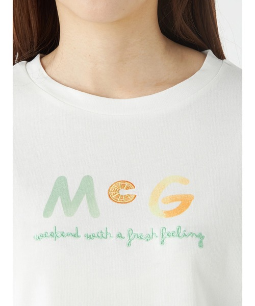 McGREGOR（マックレガー）の「プリント＆刺繍Tシャツ（Tシャツ/カットソー・レディース・アイボリー/ライム・L/M）」の6枚目の写真