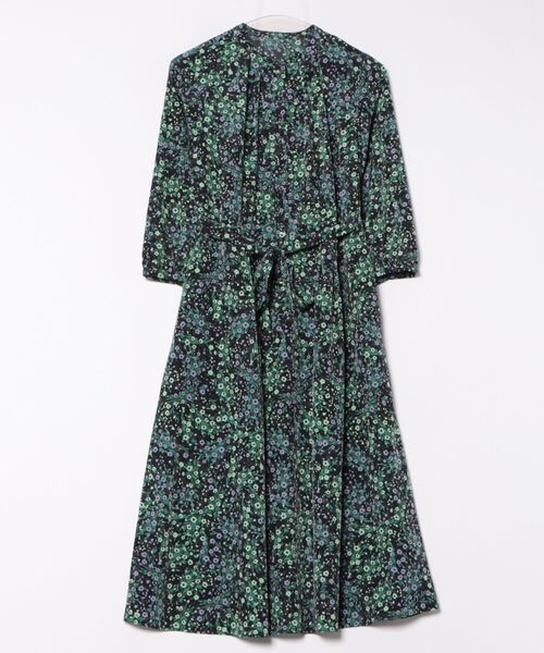 MACKINTOSH PHILOSOPHY(マッキントッシュ フィロソフィー)の「ブーケプリントワンピース(ワンピース・レディース・ホワイト系その他/ダークネイビー・36/38/34)」の2枚目の写真