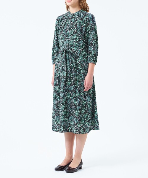 MACKINTOSH PHILOSOPHY(マッキントッシュ フィロソフィー)の「ブーケプリントワンピース(ワンピース・レディース・ホワイト系その他/ダークネイビー・36/38/34)」の10枚目の写真