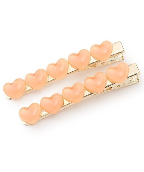 by LOVEiT(バイラビット)の「ミニハートクリップ(2個セット)(ヘアピン・キッズ・オレンジ/ピンク/ブルー・F)」の3枚目の写真