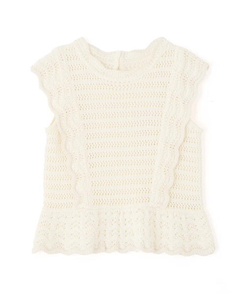PROPORTION BODY DRESSING(プロポーションボディドレッシング)の「クロッシェニットset up / 1215140402(ワンピース・レディース・ホワイト系その他/ブラック・SMALL/MEDIUM/P/S)」の7枚目の写真