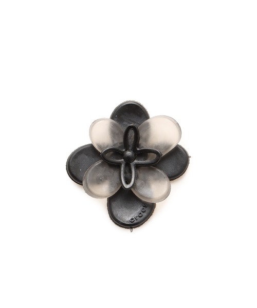 crocs(クロックス)の「crocs Blooming Black Flower 2 / クロックス ブルーミング ブラック フラワー 2(シューズアクセサリー・レディース・ブラック・FREE)」の1枚目の写真