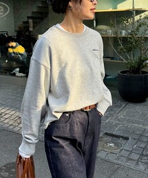 fredy emue | ロゴ刺繍コンパクトスウェットプルオーバー(スウェット)