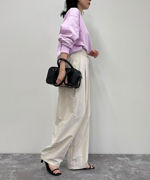 fredy emue（フレディエミュ）の「ロゴ刺繍コンパクトスウェットプルオーバー（スウェット・レディース・グレー/ネイビー/ベージュ/ラベンダー・38）」の21枚目の写真