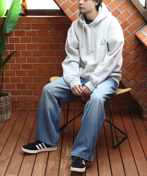 HUF（ハフ）の「HUF ロゴプルオーバーフーディー（パーカー・メンズ・ブラック/ヘザーグレー・MEDIUM/X-LARGE/LARGE）」の16枚目の写真