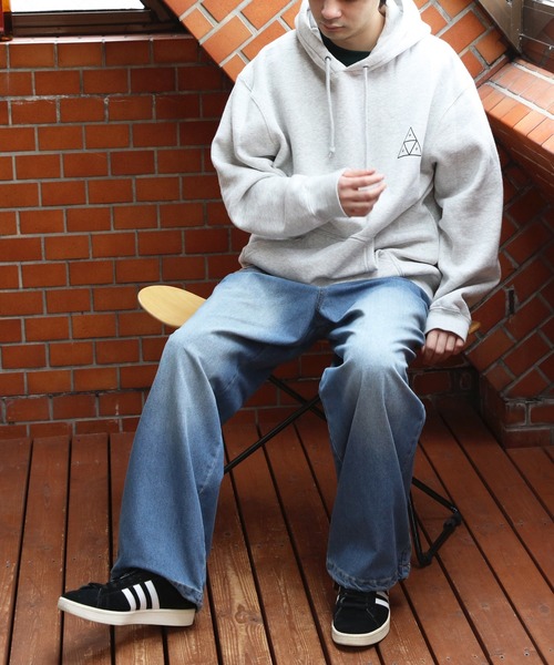 HUF（ハフ）の「HUF ロゴプルオーバーフーディー（パーカー・メンズ・ブラック/ヘザーグレー・MEDIUM/X-LARGE/LARGE）」の18枚目の写真