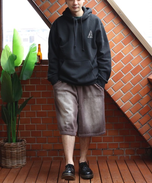 HUF（ハフ）の「HUF ロゴプルオーバーフーディー（パーカー・メンズ・ブラック/ヘザーグレー・MEDIUM/X-LARGE/LARGE）」の8枚目の写真