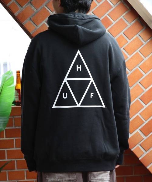 HUF（ハフ）の「HUF ロゴプルオーバーフーディー（パーカー・メンズ・ブラック/ヘザーグレー・MEDIUM/X-LARGE/LARGE）」の22枚目の写真