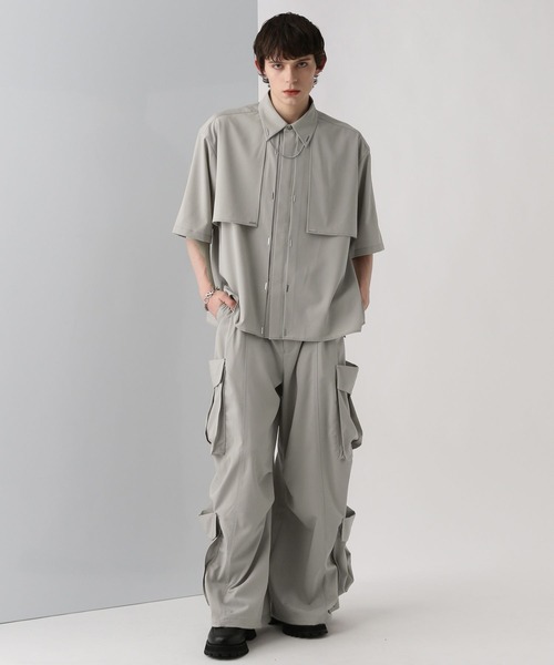 HARE シルバーPデザインシャツ 楽天市場】シルバーパーツデザインシャツ HARE ハレ トップス