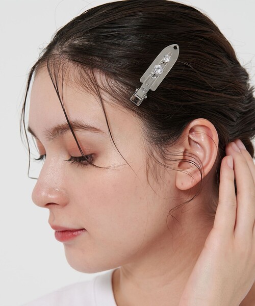 heyep（ヘイップ）の「＜heyep＞ラージ ラインストーン ヘアクリップ