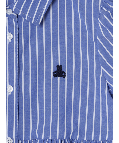 GAP（ギャップ）の「リラックス ティアード シャツワンピース (キッズ)（ワンピース・キッズ・ブルー/ブルー系その他・110cm/120cm/130cm/140cm/150cm/160cm）」の5枚目の写真