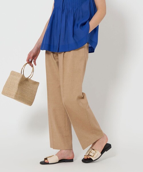 セール】P/LI 2タック ワイド パンツ -マシンウォッシャブル