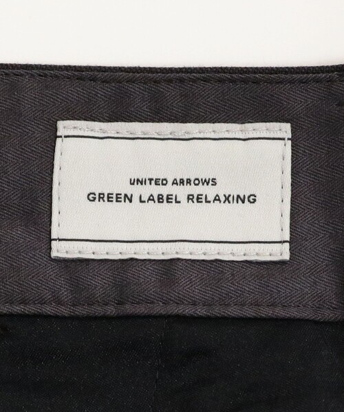 green label relaxing(グリーンレーベルリラクシング)の「P/LI 2タック ワイド パンツ -マシンウォッシャブル・ストレッチ-(スラックス・レディース・ダークグレー/ベージュ・36/38/40)」の21枚目の写真