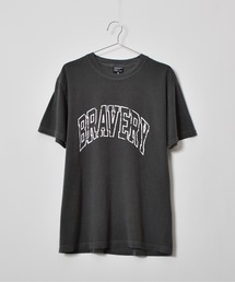 【MODISH GAZE】ピグメントアーチロゴTシャツ(BRAVERY)
