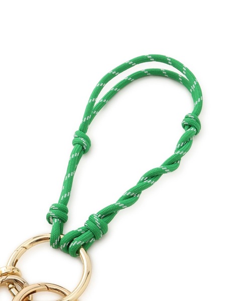 SALON adam et rope'（サロン アダム エ ロペ）の「パラコードマルチチャーム［巾着ポーチ］（キーホルダー・レディース・ベージュ系その他/カーキ・FREE）」の11枚目の写真