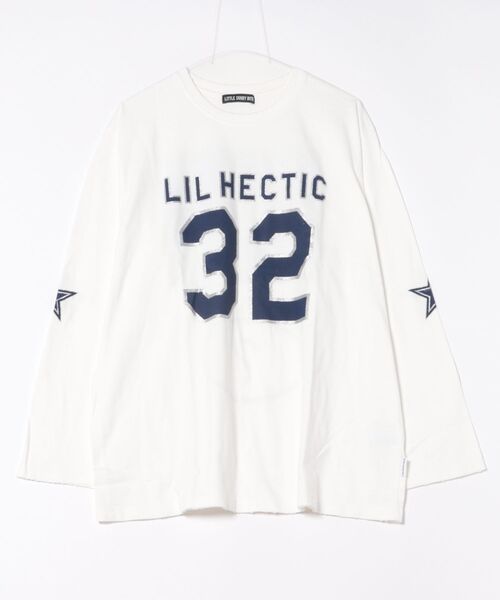 Little sunny bite(リトルサニーバイト)の「【8】【Little Sunny Bite】32 LONG TEE(Tシャツ/カットソー・レディース・ブルー/ブラック/ホワイト・MEDIUM/SMALL)」の3枚目の写真