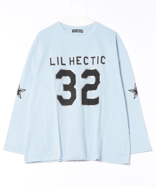 Little sunny bite(リトルサニーバイト)の「【8】【Little Sunny Bite】32 LONG TEE(Tシャツ/カットソー・レディース・ブルー/ブラック/ホワイト・MEDIUM/SMALL)」の2枚目の写真