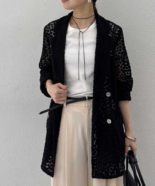 20周年限定】フラワーレースジャケット | LOUNGEDRESS(ラウンジ