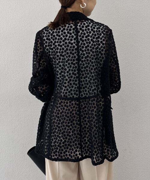20周年限定】フラワーレースジャケット | LOUNGEDRESS(ラウンジ