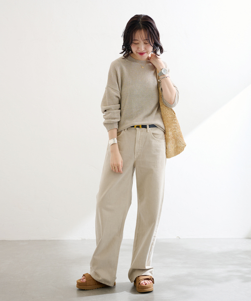 MADE IN MADA（メイドインマダ）の「MADE IN MADA/メイドインマダ OMBINISOA（トートバッグ・レディース・ベージュ・FREE）」の3枚目の写真