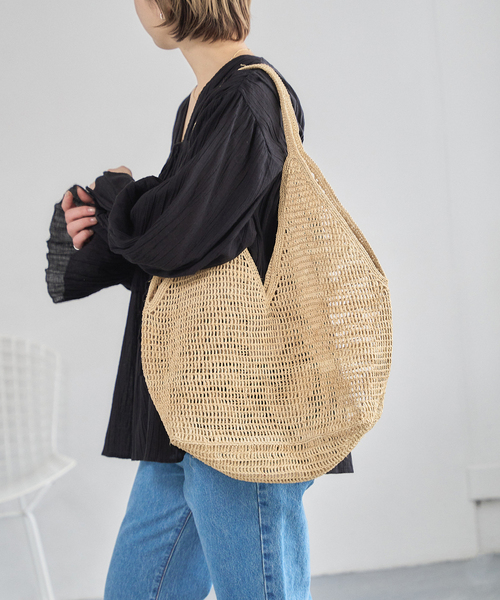 MADE IN MADA（メイドインマダ）の「MADE IN MADA/メイドインマダ OMBINISOA（トートバッグ・レディース・ベージュ・FREE）」の7枚目の写真