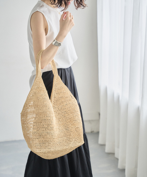 MADE IN MADA（メイドインマダ）の「MADE IN MADA/メイドインマダ OMBINISOA（トートバッグ・レディース・ベージュ・FREE）」の8枚目の写真