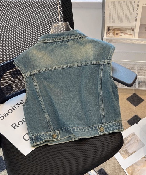 レモーネ■シャネル■フリンジ✨デニム✨ベスト■00A レモーネ様専用□シャネル□フリンジ✨デニム✨ベスト□00A