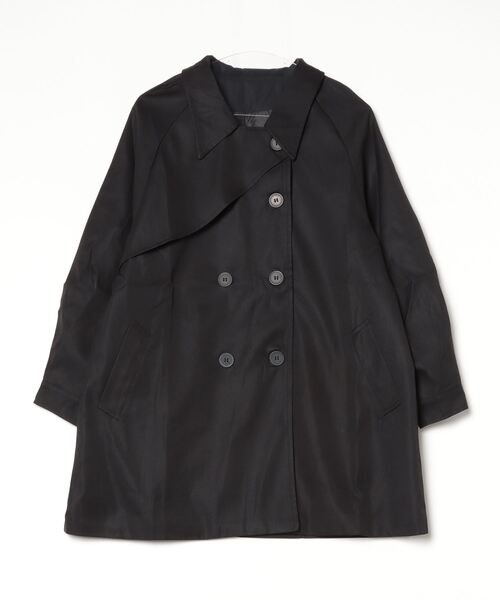 gossip!ロサンゼルス(ゴシップロサンゼルス)の「ミドルレングストレンチコート(トレンチコート・レディース・ベージュ/ブラック・M/S)」の6枚目の写真