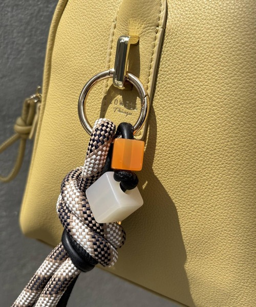 LOWELL things（ロウェル　シングス）の「ロープチャーム/バッグチャーム/マルチチャーム（チャーム・レディース・ネイビー/ブラウン・フリー）」の4枚目の写真