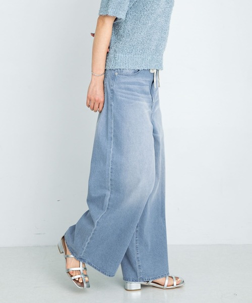 新品ライトオンスドロストワイドデニム34 アーバンリサーチサニーレーベル Sonny Label｜『34サイズ/低身長向けも展開』ライトオンス