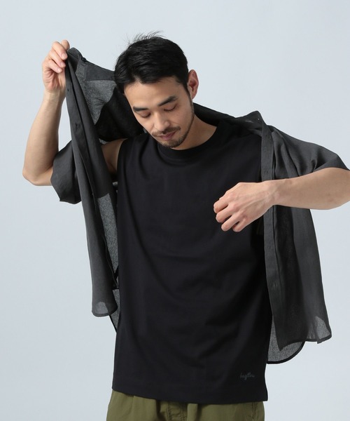 BAYFLOW(ベイフロー)の「【接触冷感】クールタッチノースリーブ(Tシャツ/カットソー・メンズ・ブラック/ホワイト・MEDIUM/LARGE)」の12枚目の写真