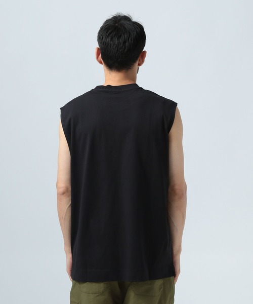 BAYFLOW(ベイフロー)の「【接触冷感】クールタッチノースリーブ(Tシャツ/カットソー・メンズ・ブラック/ホワイト・MEDIUM/LARGE)」の8枚目の写真