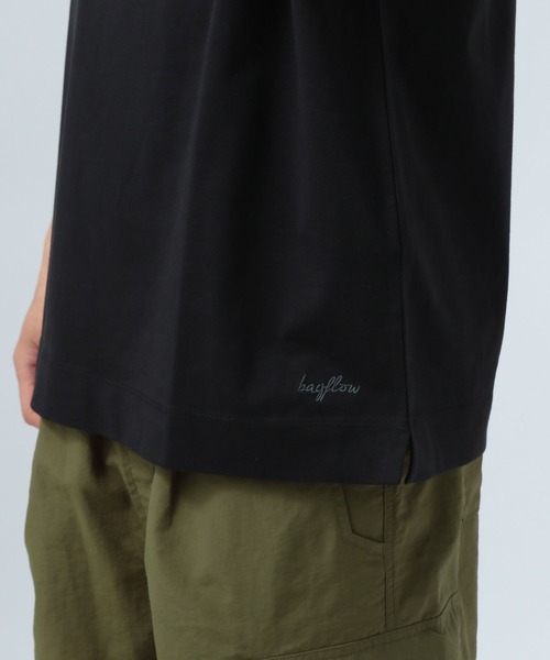 BAYFLOW(ベイフロー)の「【接触冷感】クールタッチノースリーブ(Tシャツ/カットソー・メンズ・ブラック/ホワイト・MEDIUM/LARGE)」の5枚目の写真