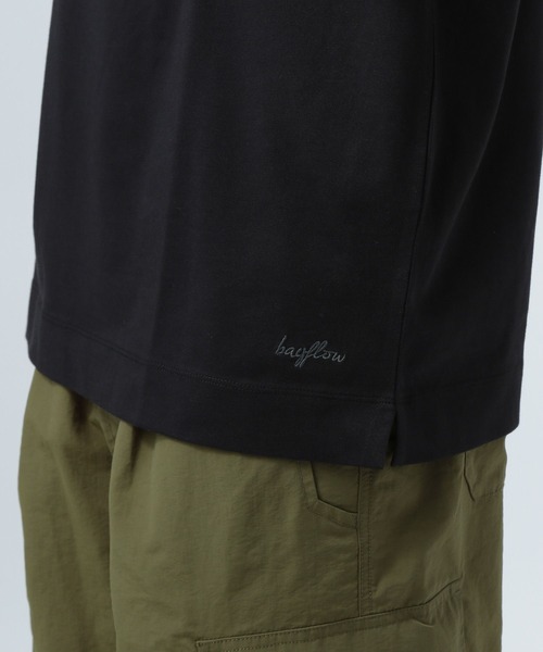 BAYFLOW(ベイフロー)の「【接触冷感】クールタッチノースリーブ(Tシャツ/カットソー・メンズ・ブラック/ホワイト・MEDIUM/LARGE)」の3枚目の写真