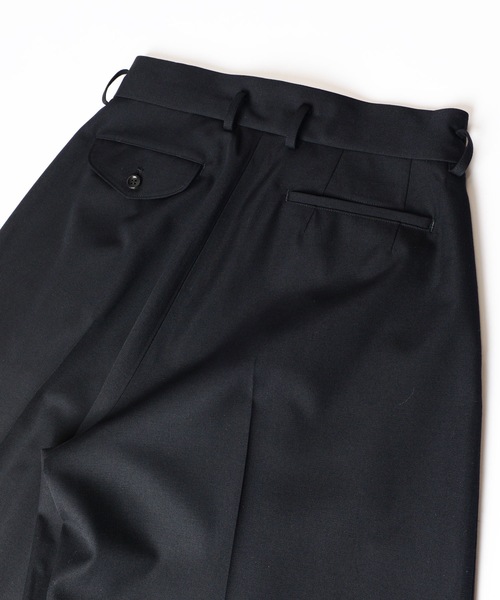 HOLIDAY（ホリデイ）の「WOOL TWILL DRAWSTRINGS SUPER WIDE PANTS ウールツイルドローストリングススーパーワイドパンツ（スラックス・レディース・ブラック・ONE SIZE）」の12枚目の写真