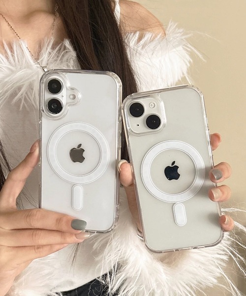 shopnikoniko（ショップニコニコ）の「iPhone17 ケース マグセーフ スマホケース iPhone16 ケース クリア  TPU  iPhone 16 15 14 13（スマホケース/カバー・レディース・クリア・iPhone 13/iPhone 13 Pro/iPhone 13 Pro Max/iPhone 14/iPhone 14 Pro/iPhone 14 Pro Max/iPhone 15/iPhone 15 Pro/iPhone 15 Pro Max/iPhone 16/iPhone 16 Pro/iPhone 16 Pro Max/iPhone 17/iPhone 17 Pro/iPhone 17 Pro Max）」の3枚目の写真