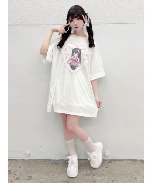 tシャツ ゆいみすコラボBIGTE レディース ゆいみすコラボBIGTE（Tシャツ/カットソー）｜Ank Rouge（アン