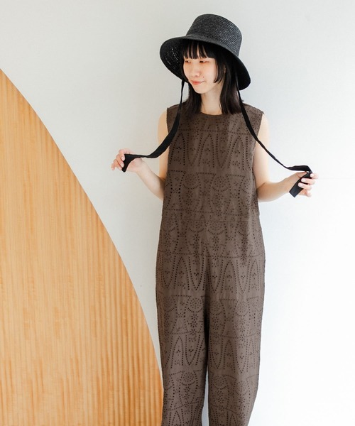 アイレットレースオールインワン　アーバンリサーチ　ドアーズ　DOORS アーバンリサーチ ドアーズ URBAN RESEARCH DOORS アイレット
