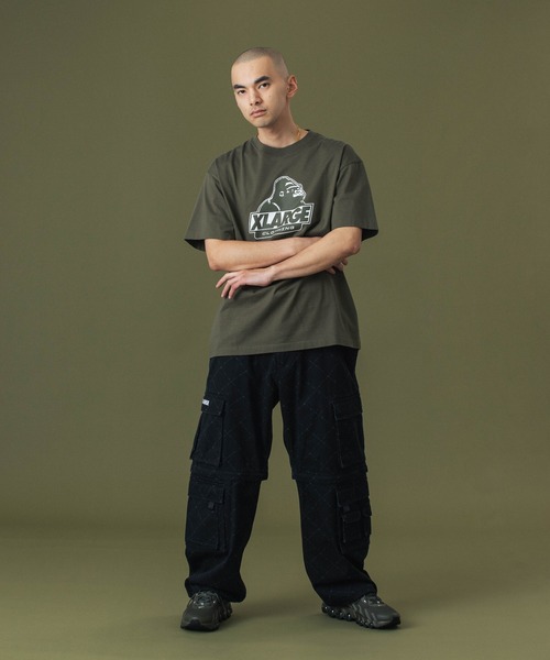 XLARGE(エクストララージ)の「【販売終了】OLD OG S/S TEE(Tシャツ/カットソー・メンズ・ブラック/オリーブ/ホワイト/ブラウン・S/M/L/XL/XXL)」の8枚目の写真