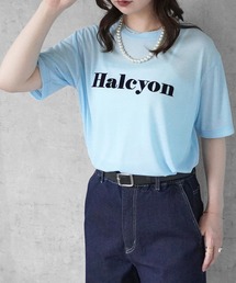 シアーロゴプリントTシャツ