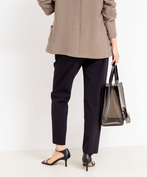 NOLLEY’S Sophi(ノーリーズソフィ)の「ウォッシャブルドライ2WAYストレッチテーパードパンツ(その他パンツ・レディース・ベビーピンク/ブラック/ホワイト・34/36/38)」の9枚目の写真