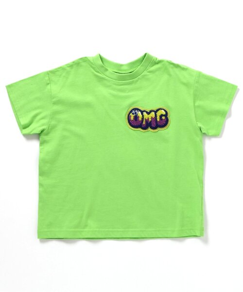 BREEZE(ブリーズ)の「【リンク/ジュニア対応】ロゴサガラワッペンTシャツ(Tシャツ/カットソー・キッズ・ピンク/ライム/オレンジ/パープル/イエロー/ブルー・100/120/130/140/80/90/110)」の2枚目の写真