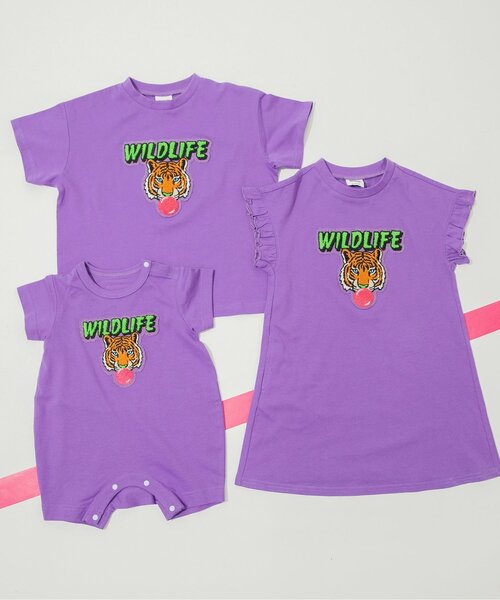 BREEZE(ブリーズ)の「【リンク/ジュニア対応】ロゴサガラワッペンTシャツ(Tシャツ/カットソー・キッズ・ピンク/ライム/オレンジ/パープル/イエロー/ブルー・100/120/130/140/80/90/110)」の10枚目の写真