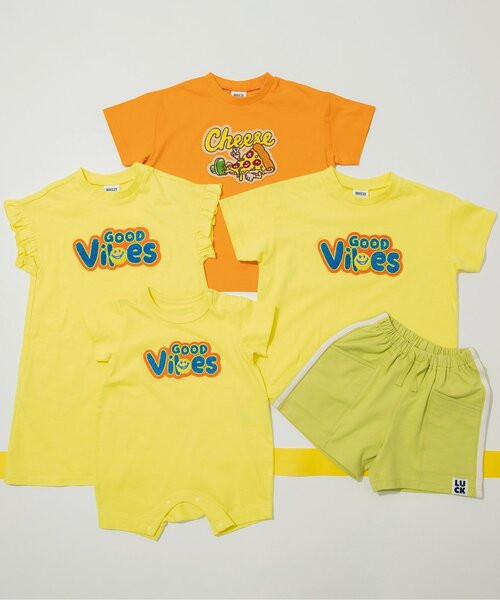 BREEZE(ブリーズ)の「【リンク/ジュニア対応】ロゴサガラワッペンTシャツ(Tシャツ/カットソー・キッズ・ピンク/ライム/オレンジ/パープル/イエロー/ブルー・100/120/130/140/80/90/110)」の11枚目の写真